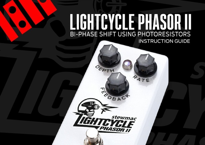 StewMac LIGHTCYCLE PHASOR II Instruction guide