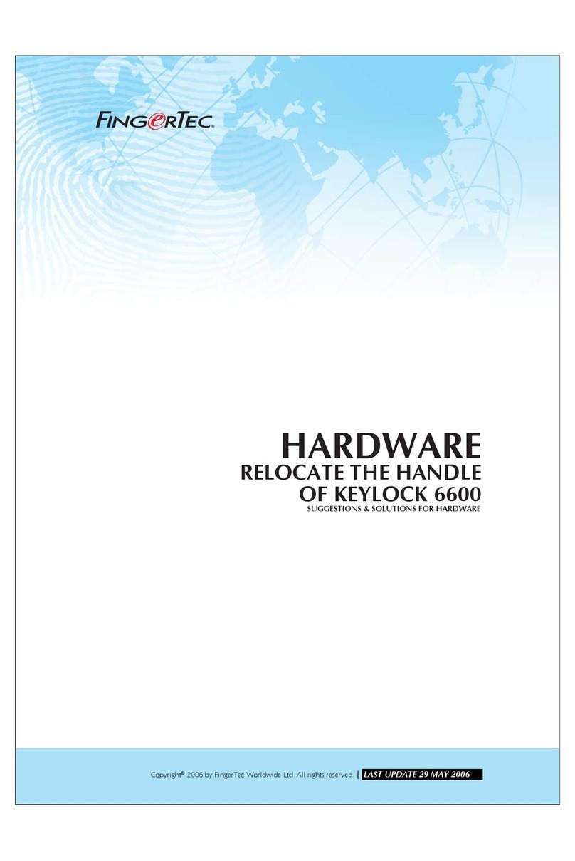 FingerTec 6600 User manual