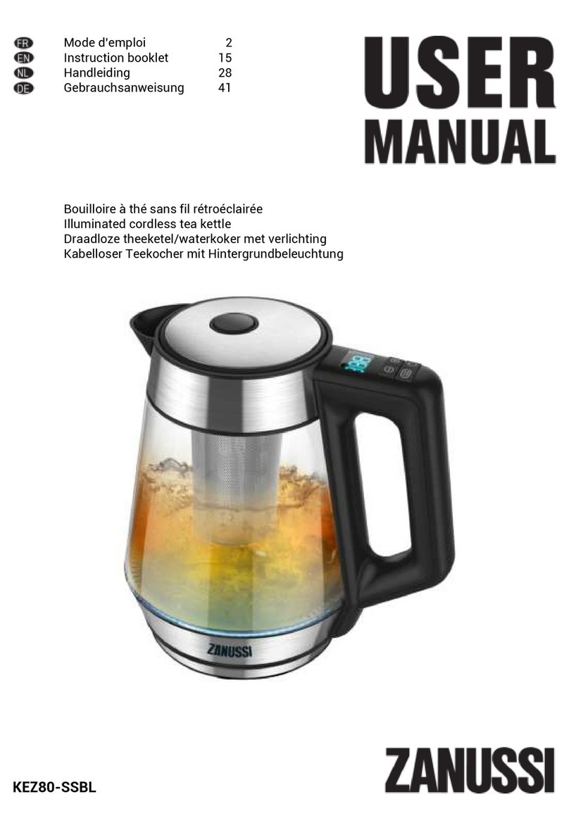 Zanussi KEZ80-SSBL Instruction booklet