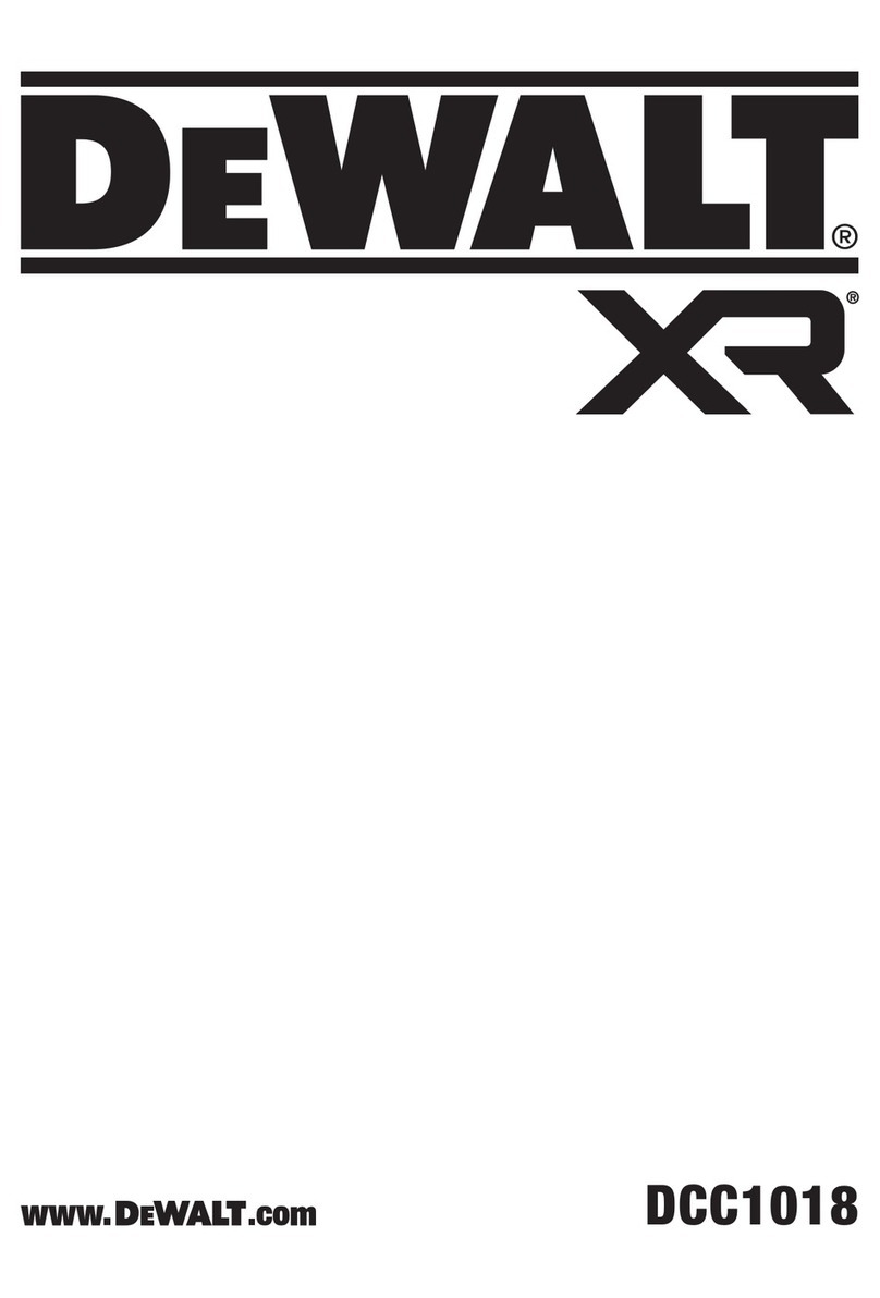 DeWalt XR DCC1018 Original instructions