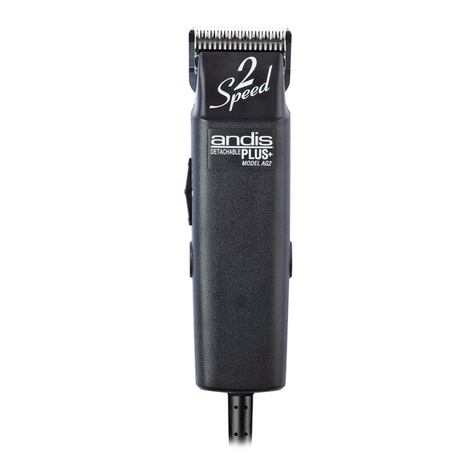 Andis AG2 Use & care instructions