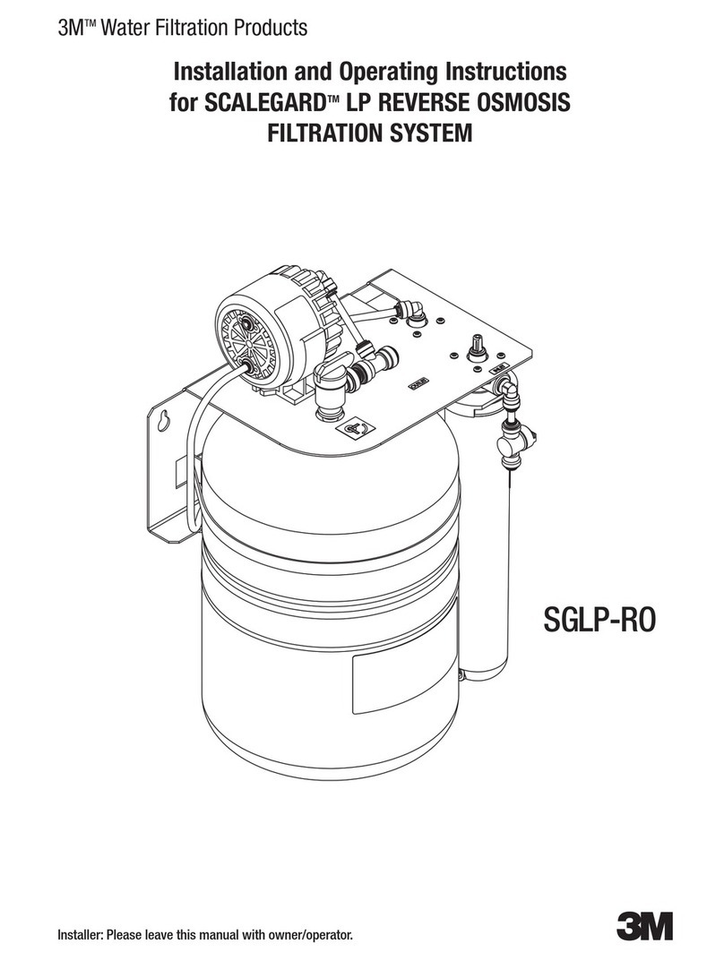 3M SCALEGARD SGLP-RO Installation and operating instructions