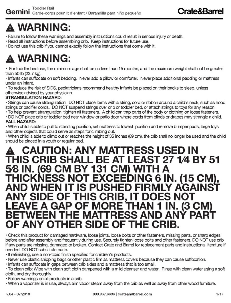 Crate&Barrel Gemini User manual
