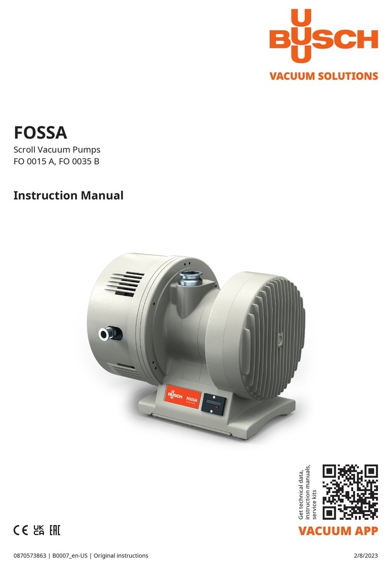 BUSCH Fossa FO 0015 A instruction manual BUSCH Fossa FO 0015 A instruction manual