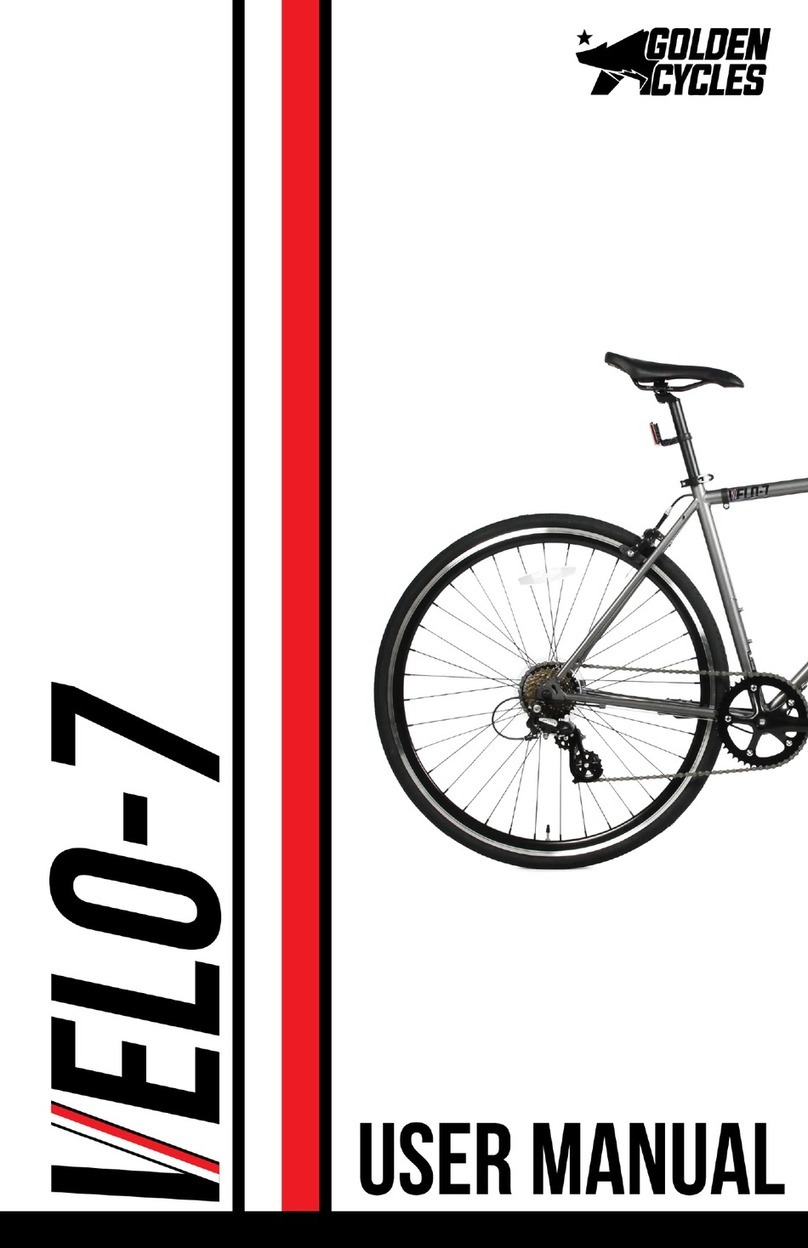 GOLDEN CYCLES VELO-7 user manual