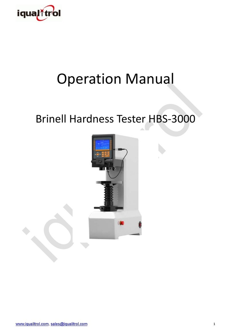iqualitrol HBS-3000 Operation manual