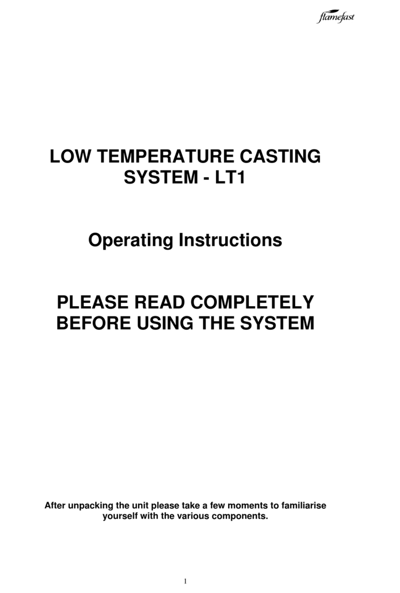 Flamefast LT1 operating instructions