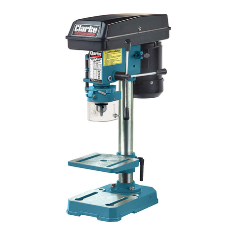Clarke CDP5EB Operation & maintenance instructions