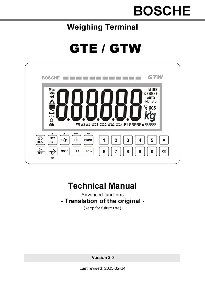 Bosche GTE Technical manual