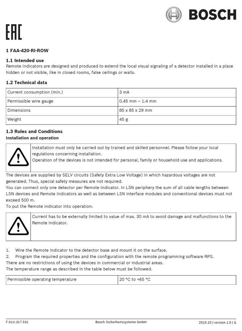 Bosch FAA-420-RI-ROW instructions