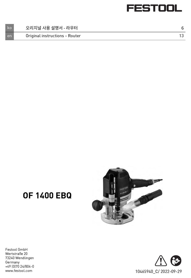 Festool OF 1400 EBQ User manual