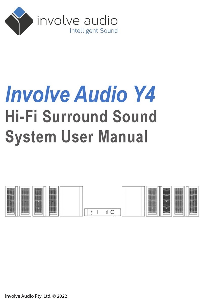 Involve Audio Y4 user manual