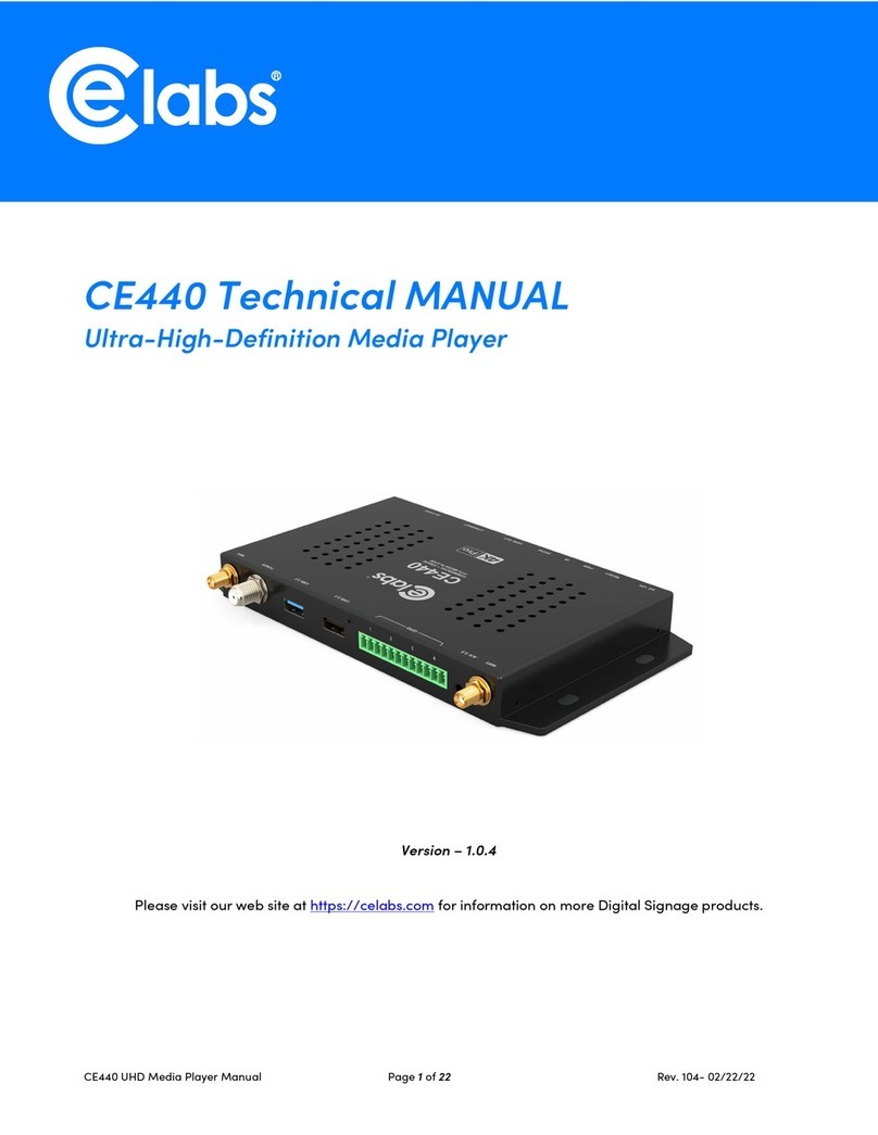 Elabs CE440 Technical manual