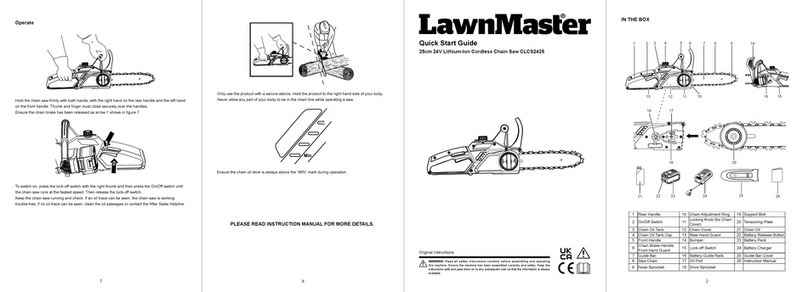 LawnMaster CLCS2425 User manual