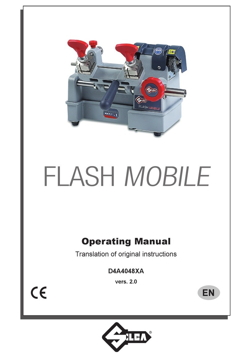 Silca FLASH MOBILE operating manual