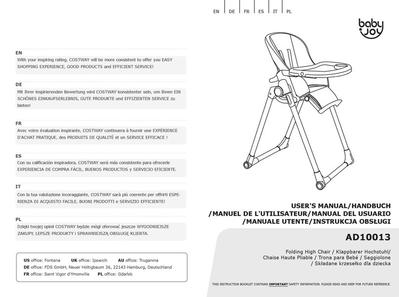 baby joy AD10013 user manual
