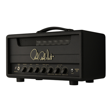 PRS Guitars HDRX 20 user manual