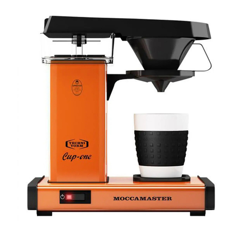 Technivorm MOCCAMASTER Cup-one Service manual