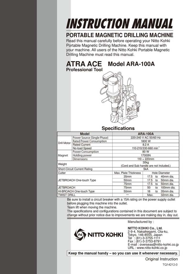 Nitto Kohki ATRA ACE ARA-100A instruction manual