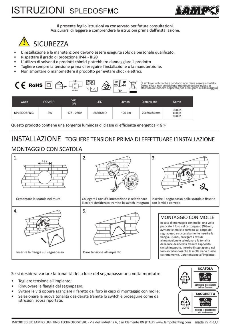 Lampo SPLEDOSFMC User manual