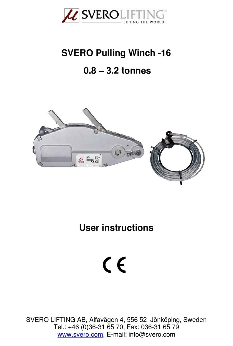 SVERO 16 User instructions