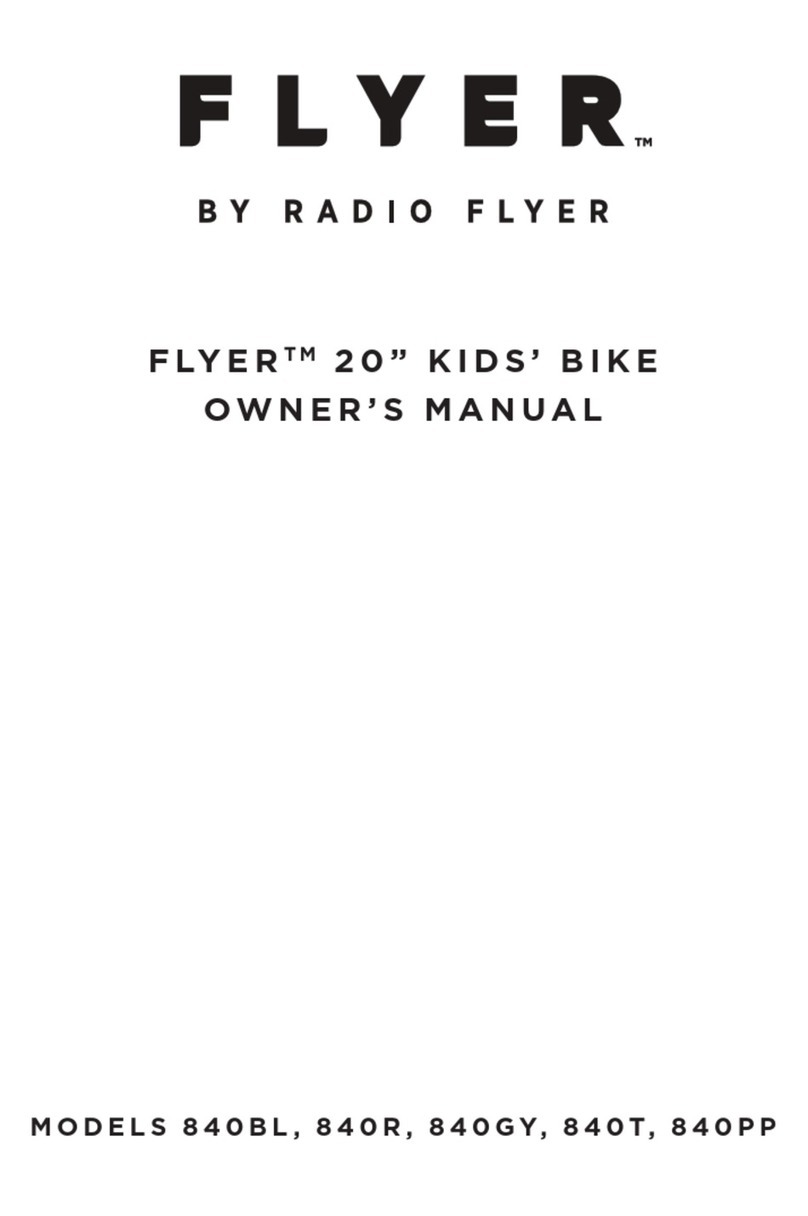 Radio Flyer FLYER 840BL owner's manual