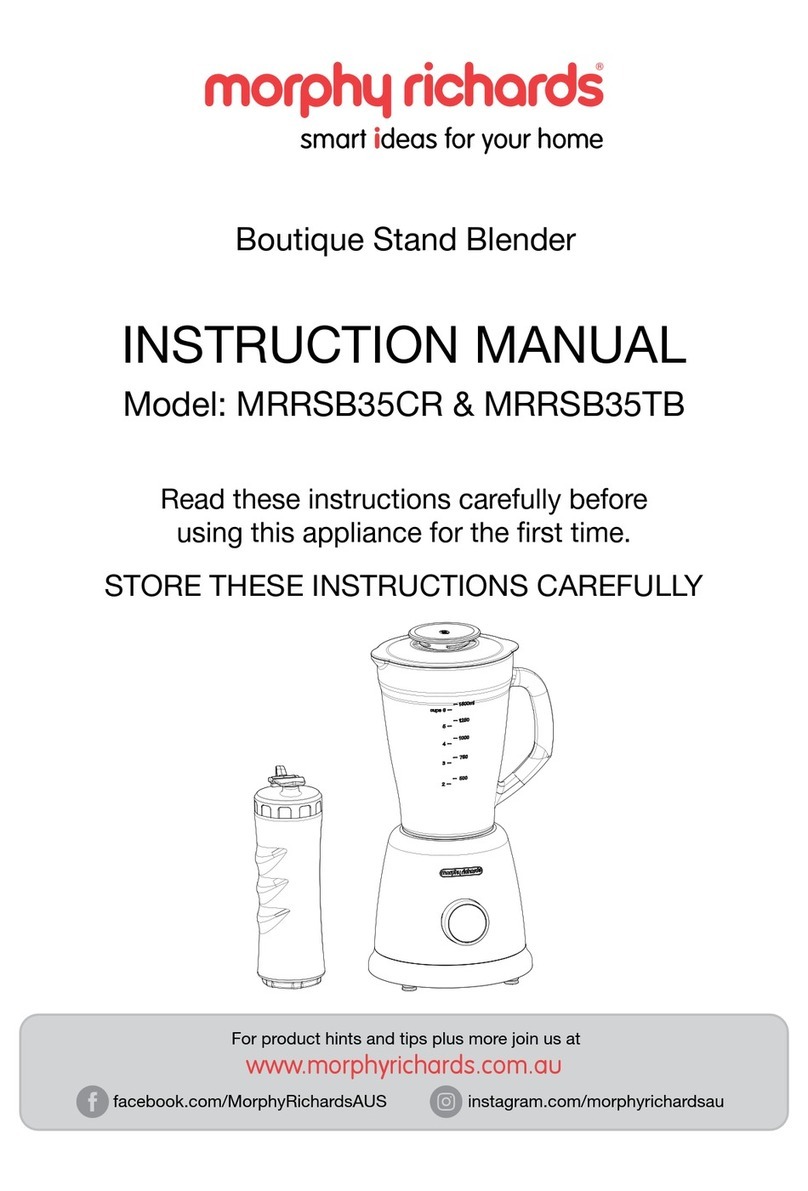 Morphy Richards MRRSB35CR instruction manual