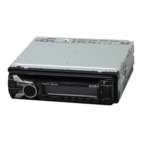 Sony MEX-BT4000E User manual Sony MEX-BT4000E User manual