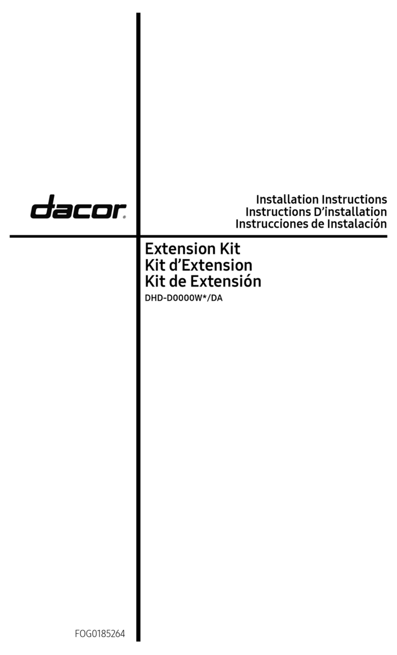 Dacor DHD30U990WS/DA installation instructions