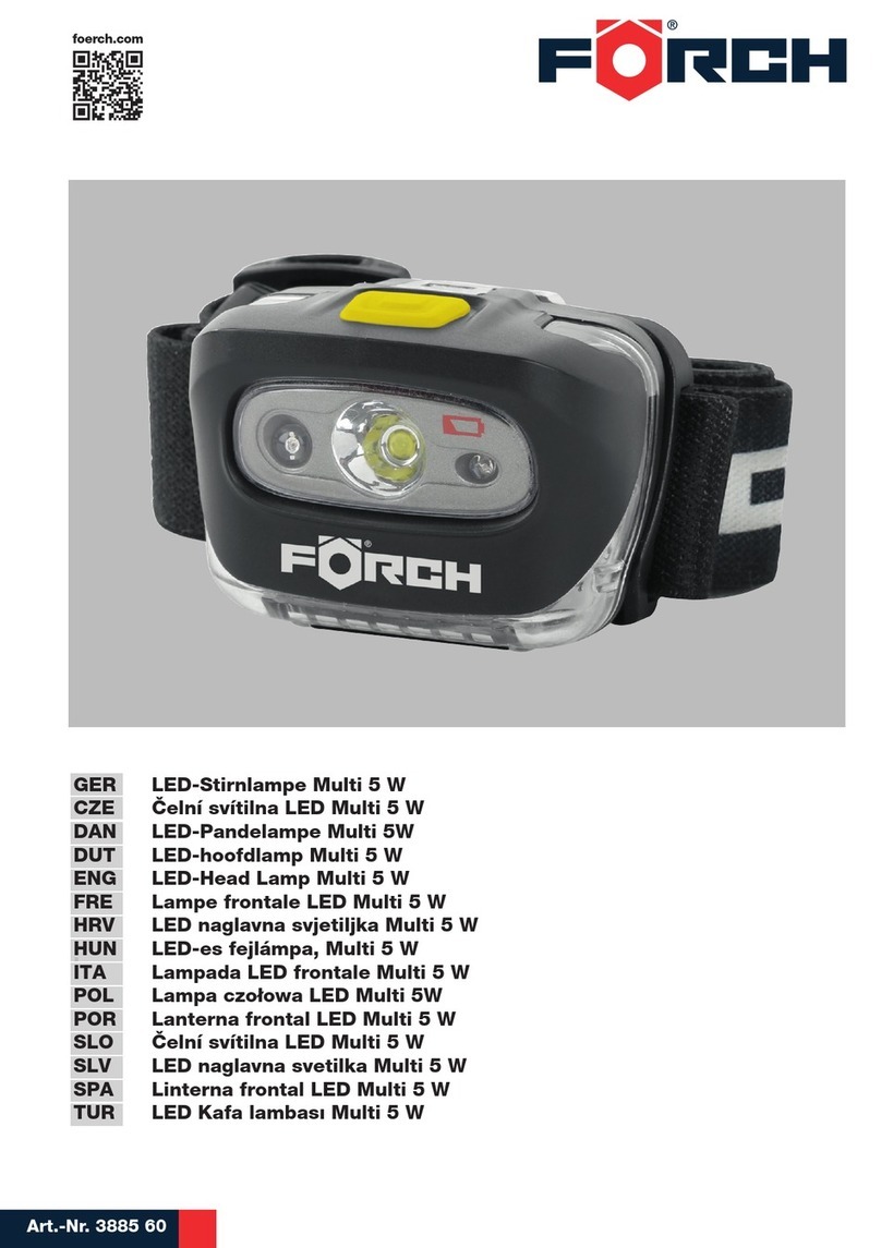 Forch 3885 60 User manual