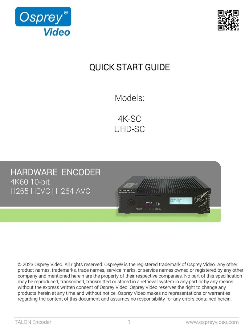 osprey video 4K-SC quick start guide