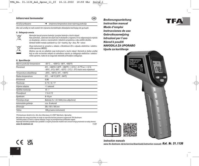 TFA RAY 31.1136 instruction manual