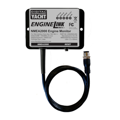 DIGITAL YACHT ENGINELINK NMEA 2000 ENGINE MONITOR Quick guide