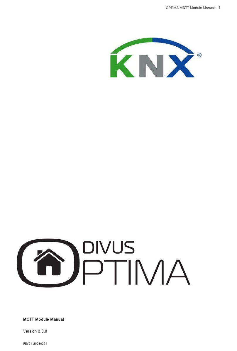 Divus OPTIMA KNX MQTT Module manual