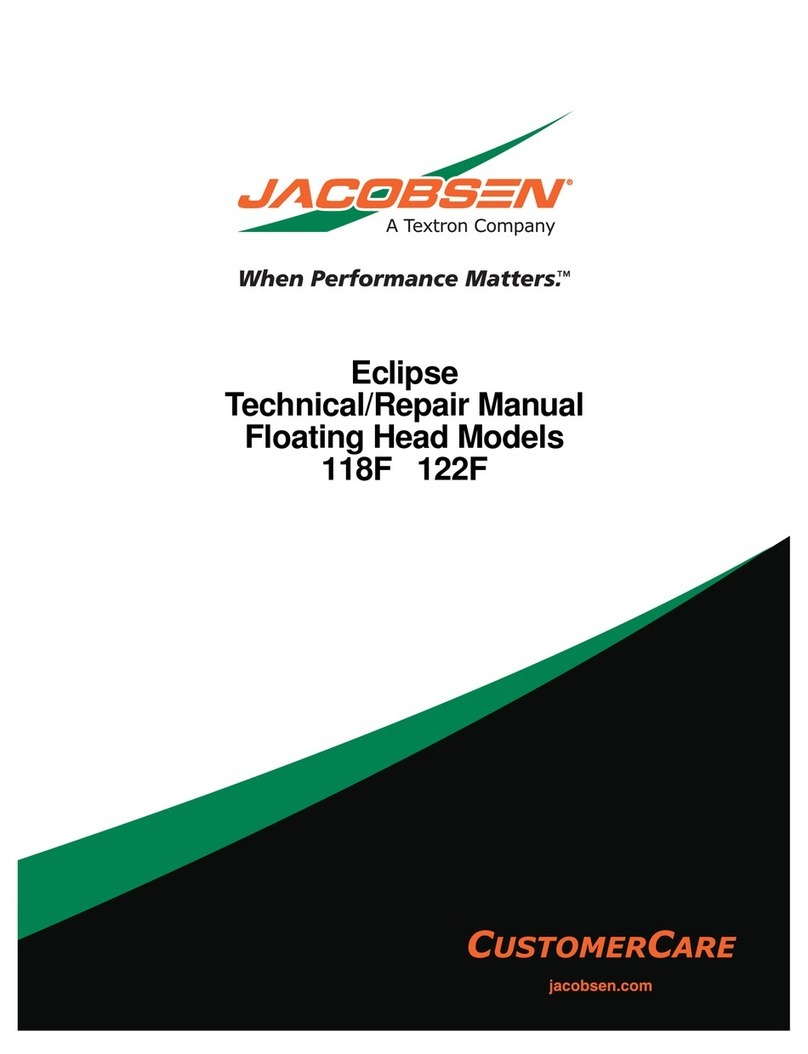 Textron JACOBSEN Eclipse 118F User manual