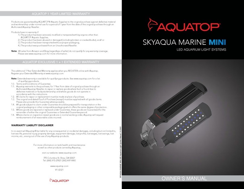 Aquatop SKYAQUA MARINE-MINI owner's manual