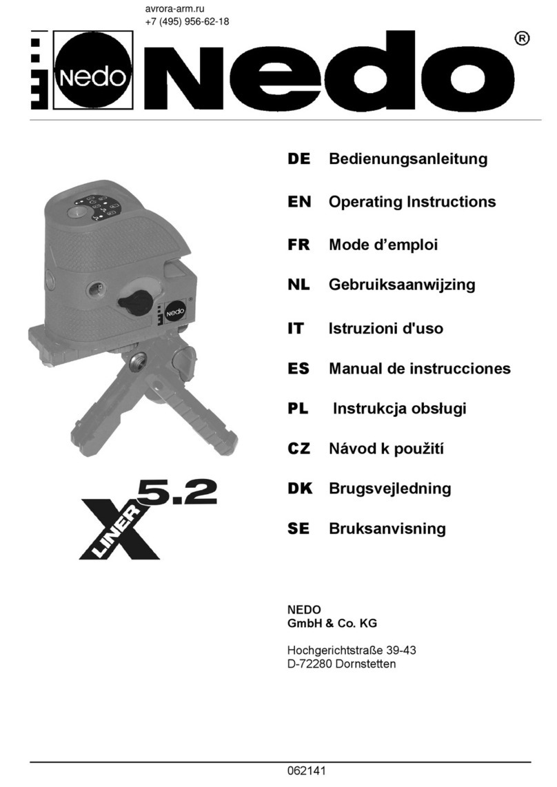 Nedo X-Liner 5.2 operating instructions