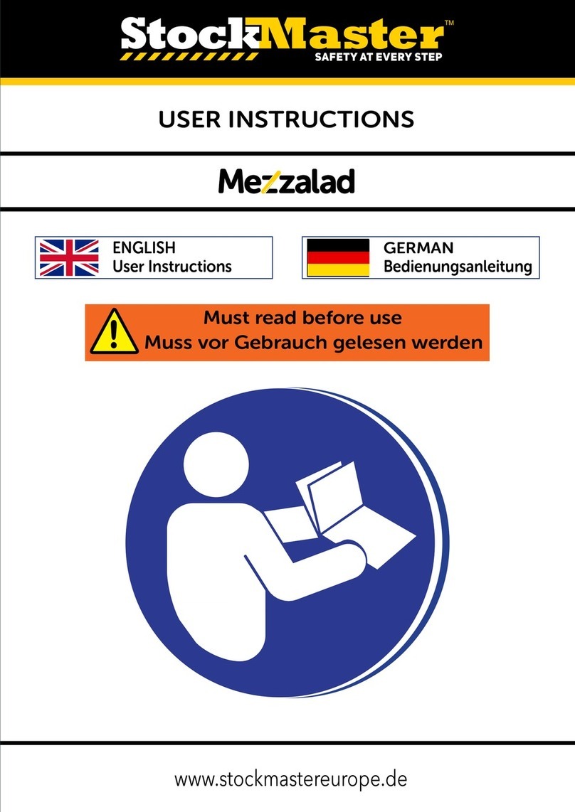 Stockmaster Mezzanlad VH01 User instructions