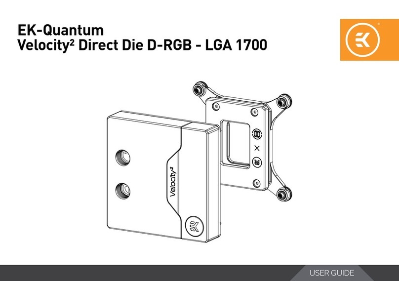 EK-Quantum Velocity2 D-RGB -LGA 1700 User manual EK-Quantum Velocity2 D-RGB -LGA 1700 User manual