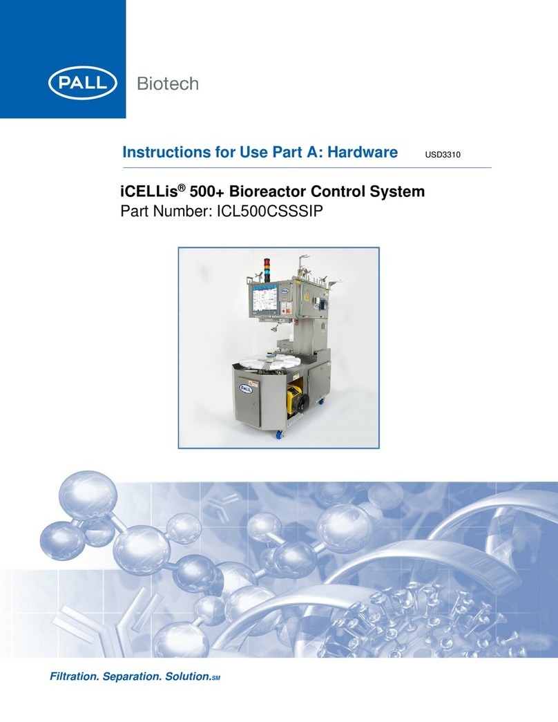 Pall iCELLis 500+ Instructions for use