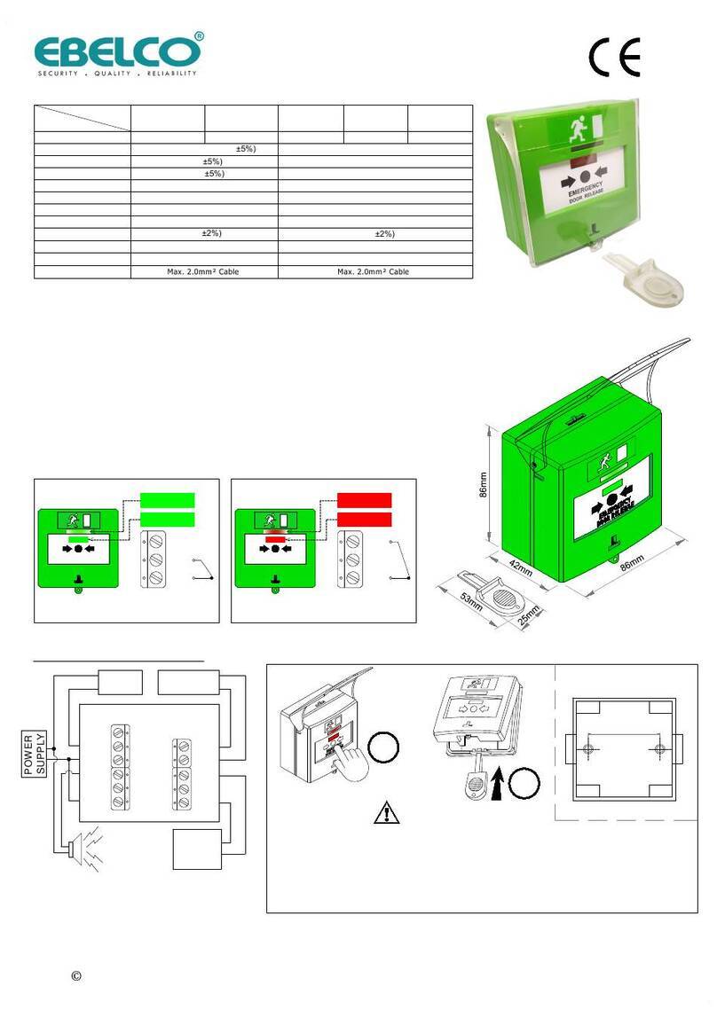 Ebelco EDR819L-2 quick start guide