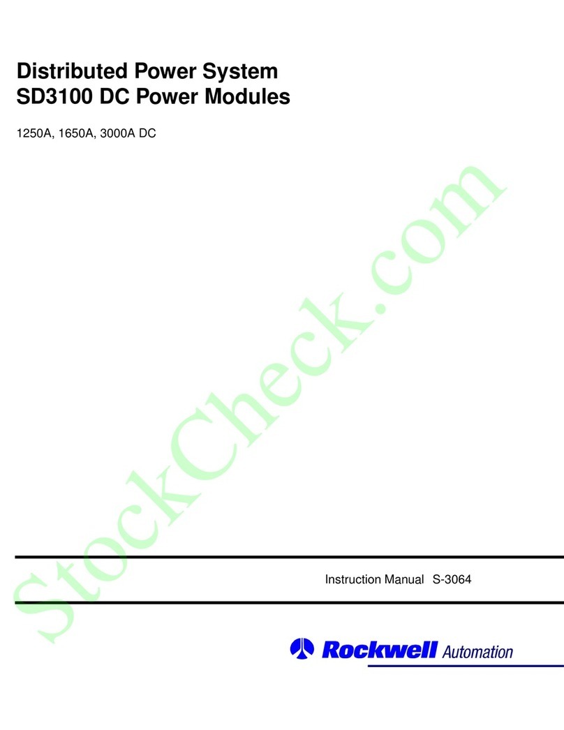 Rockwell Automation SD3100 instruction manual