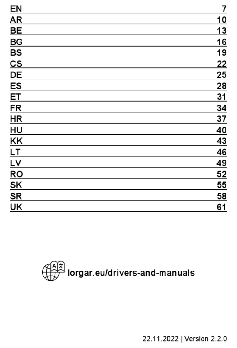 LORGAR LRG-GP510 manual