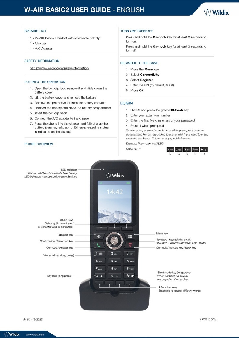 Wildix W-AIR Basic2 user guide