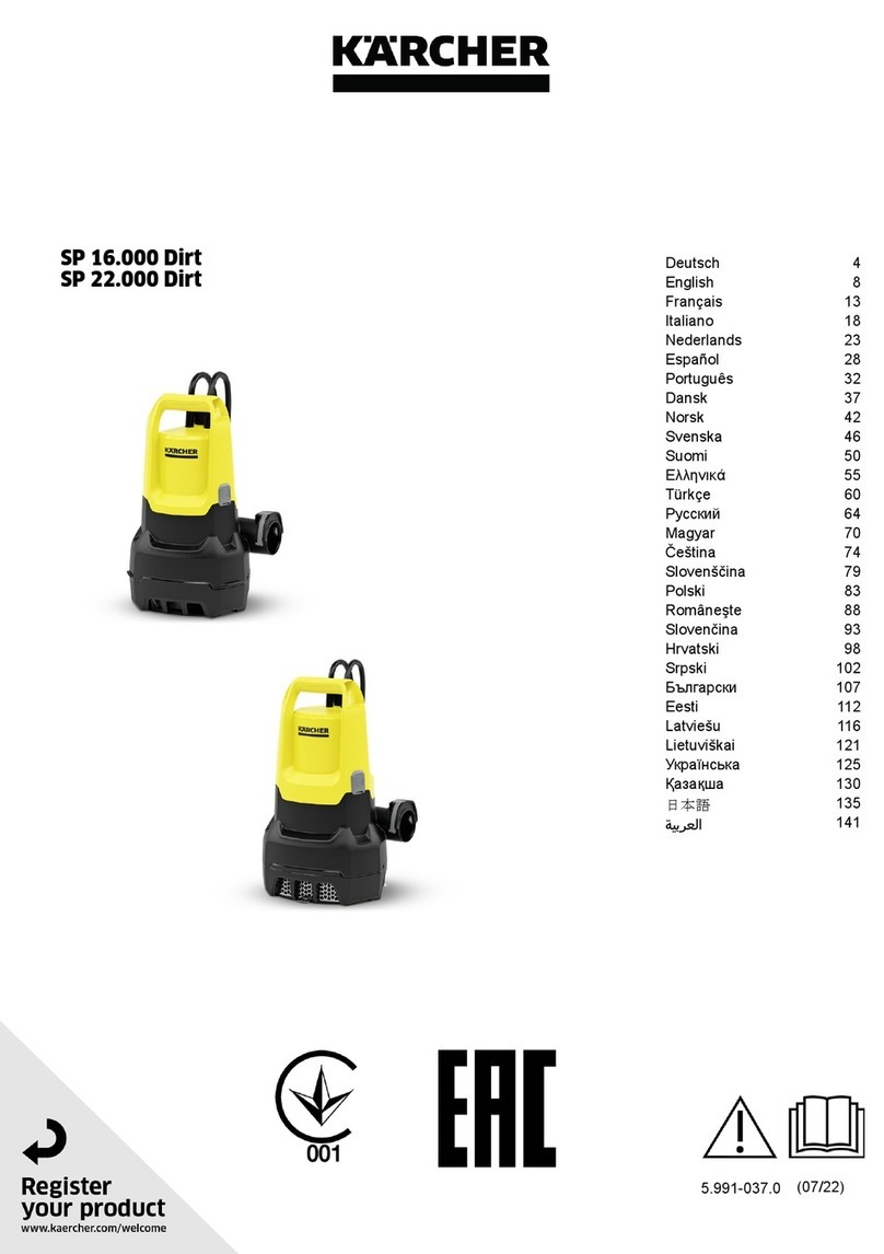 Kärcher SP 16.000 Dirt User manual