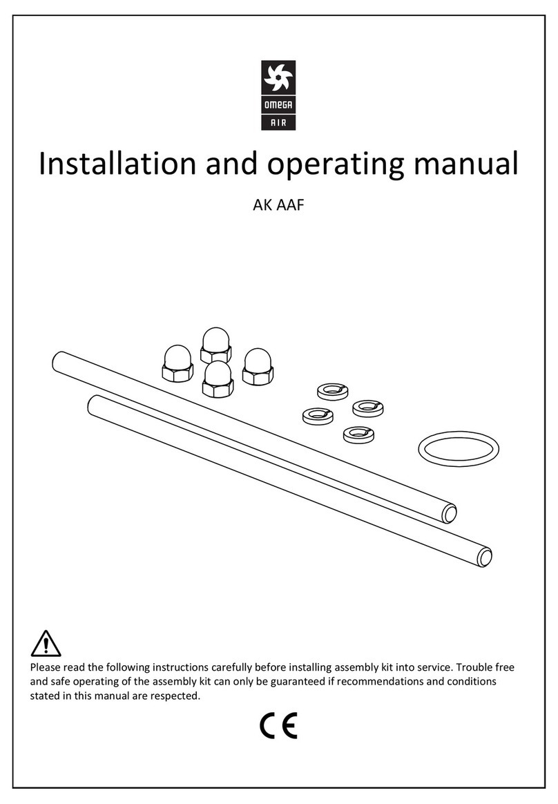 OMEGA AIR AK AAF Series User manual