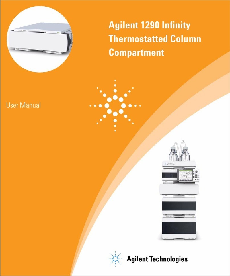 Agilent Technologies 1290 infinity User manual Agilent Technologies 1290 infinity User manual