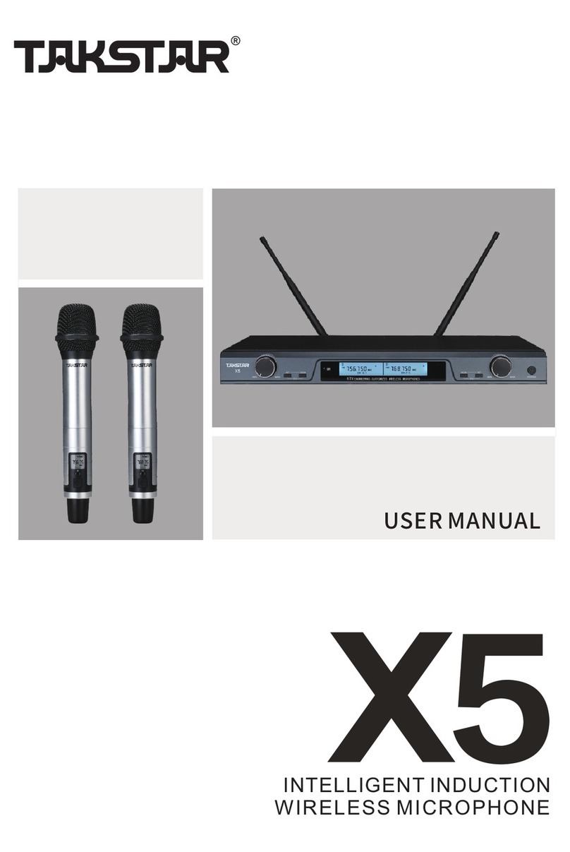 Takstar X5 User manual