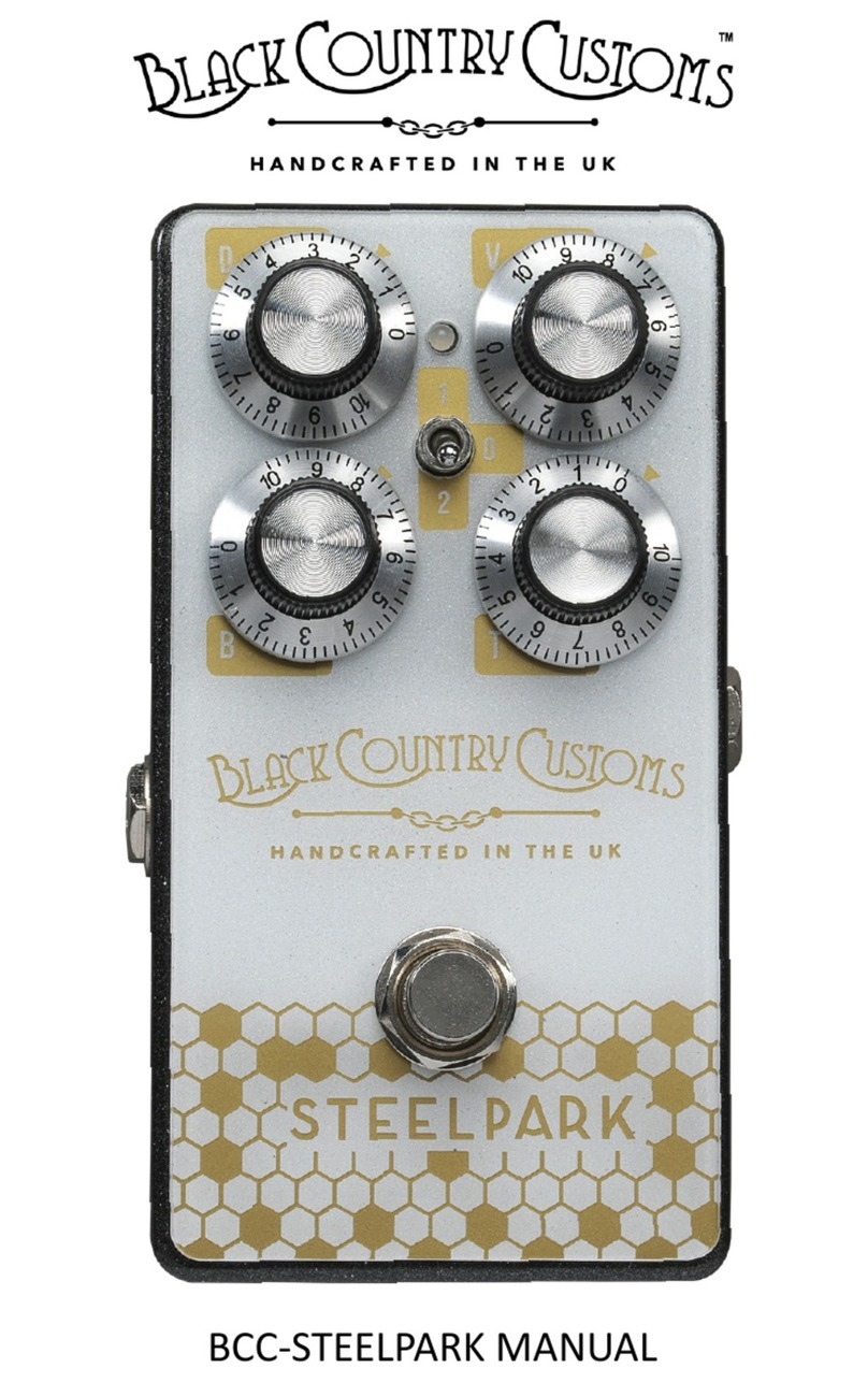 Black Country Customs BCC-STEELPARK User manual