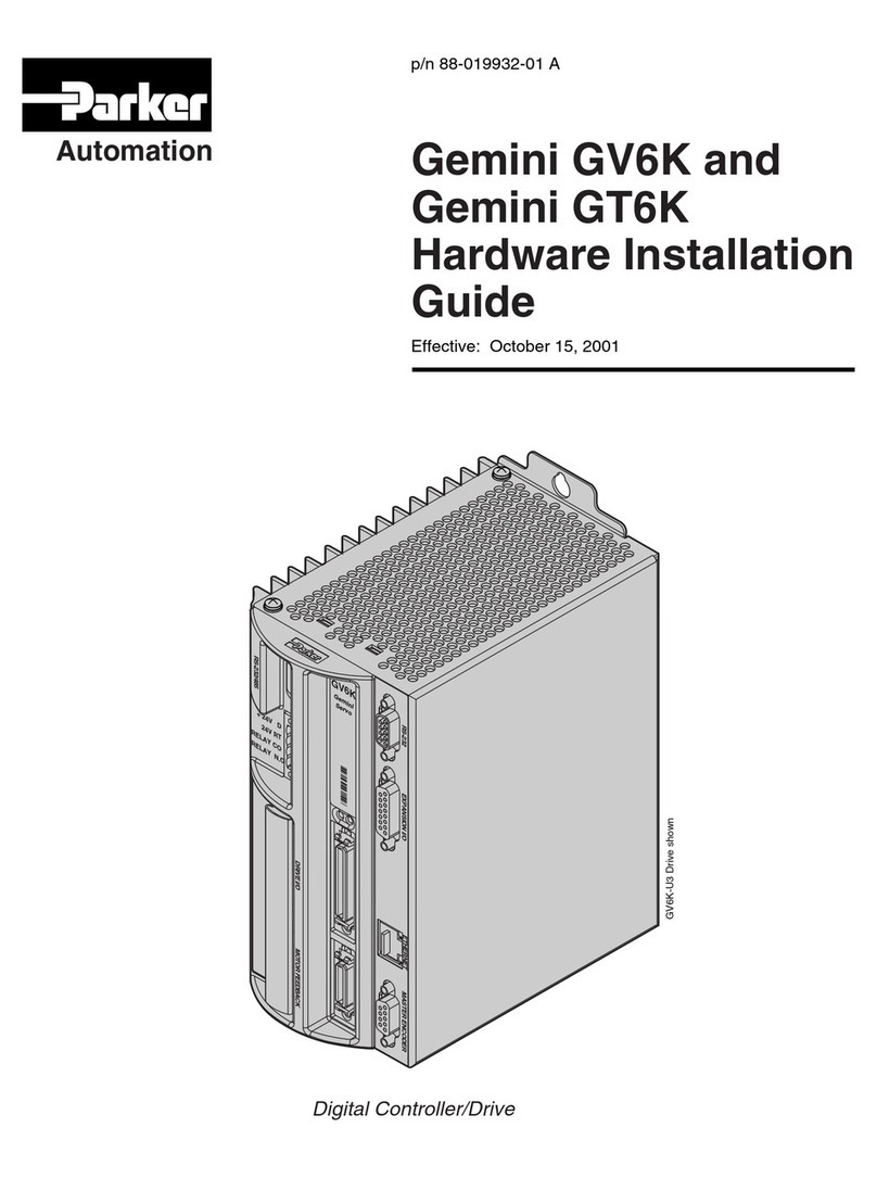 Parker Gemini GV6K Series Manual